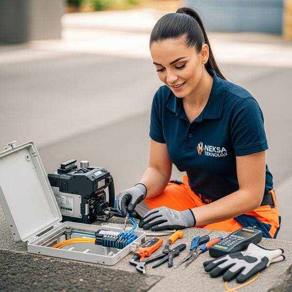 Fiber Kablo Ek Yapma 10 Fiber Kablo Ek Yapma